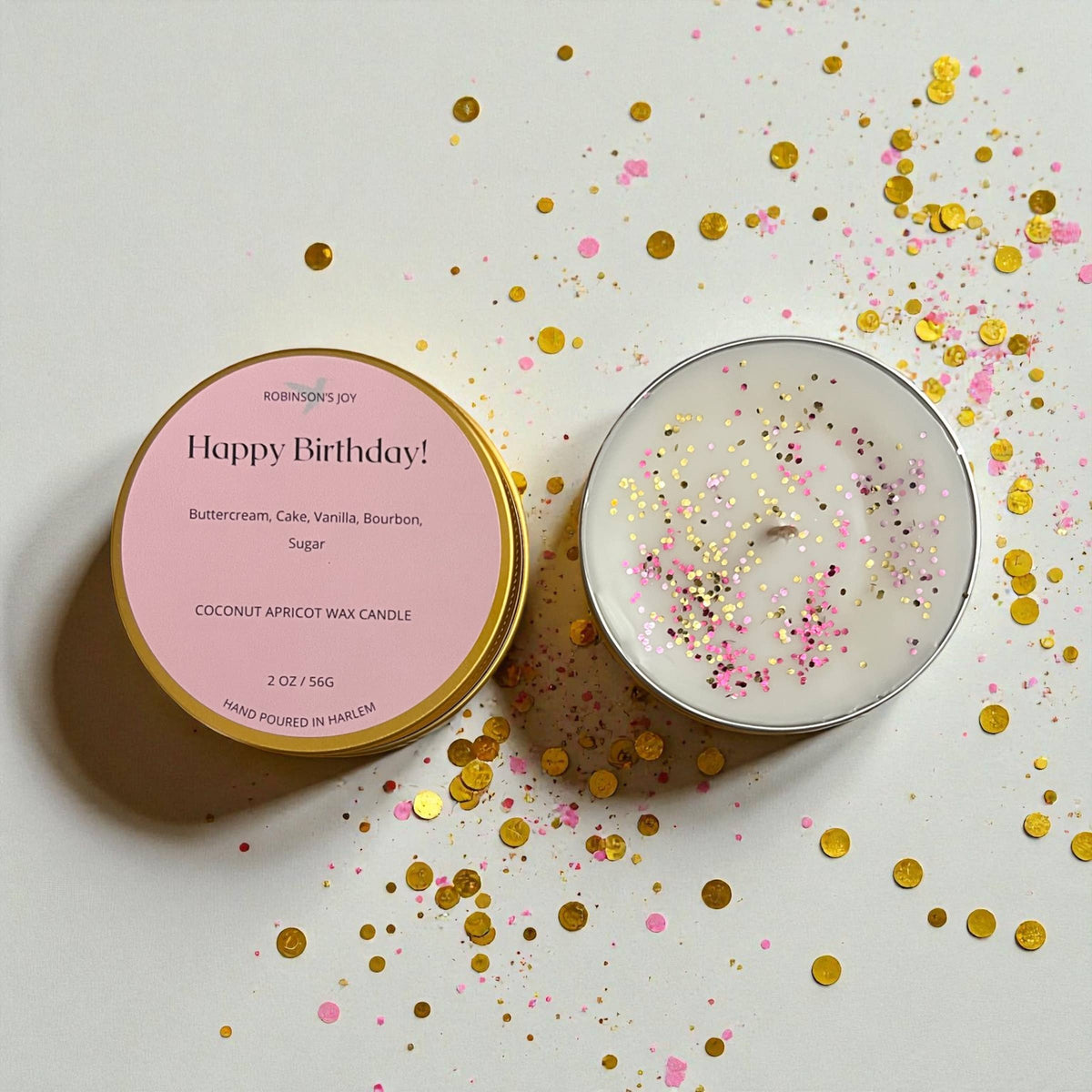 Happy Birthday Candle- Pink