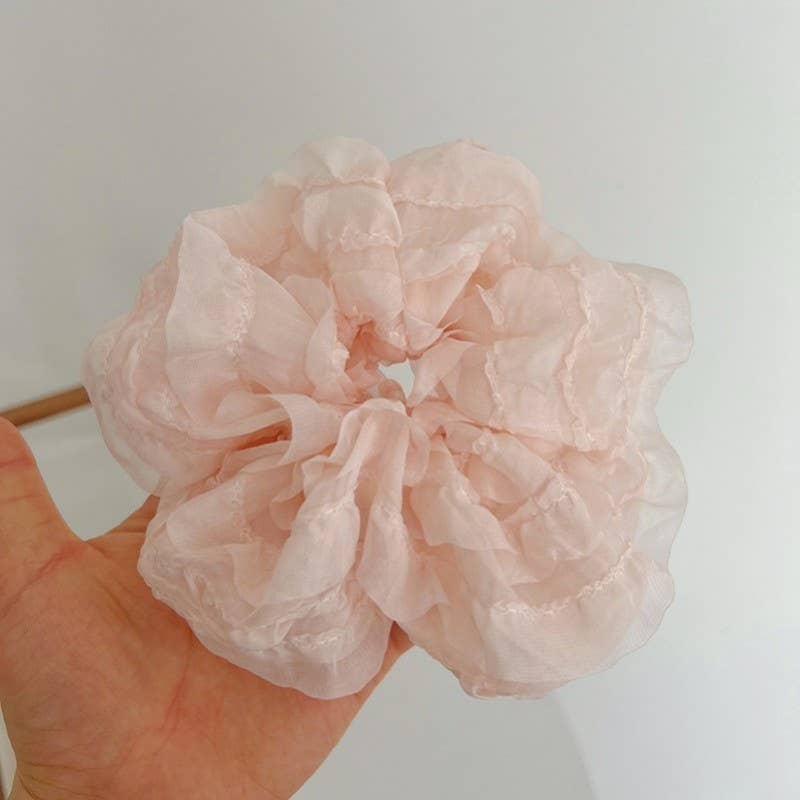Sheer Lace Cottagecore Hair Scrunchie