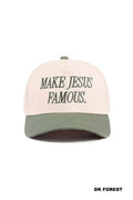 Make Jesus Famous Two Tone Cotton Hat