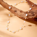 18K STAINLESS STEEL TARNISH FREE PEARL NECKLACE