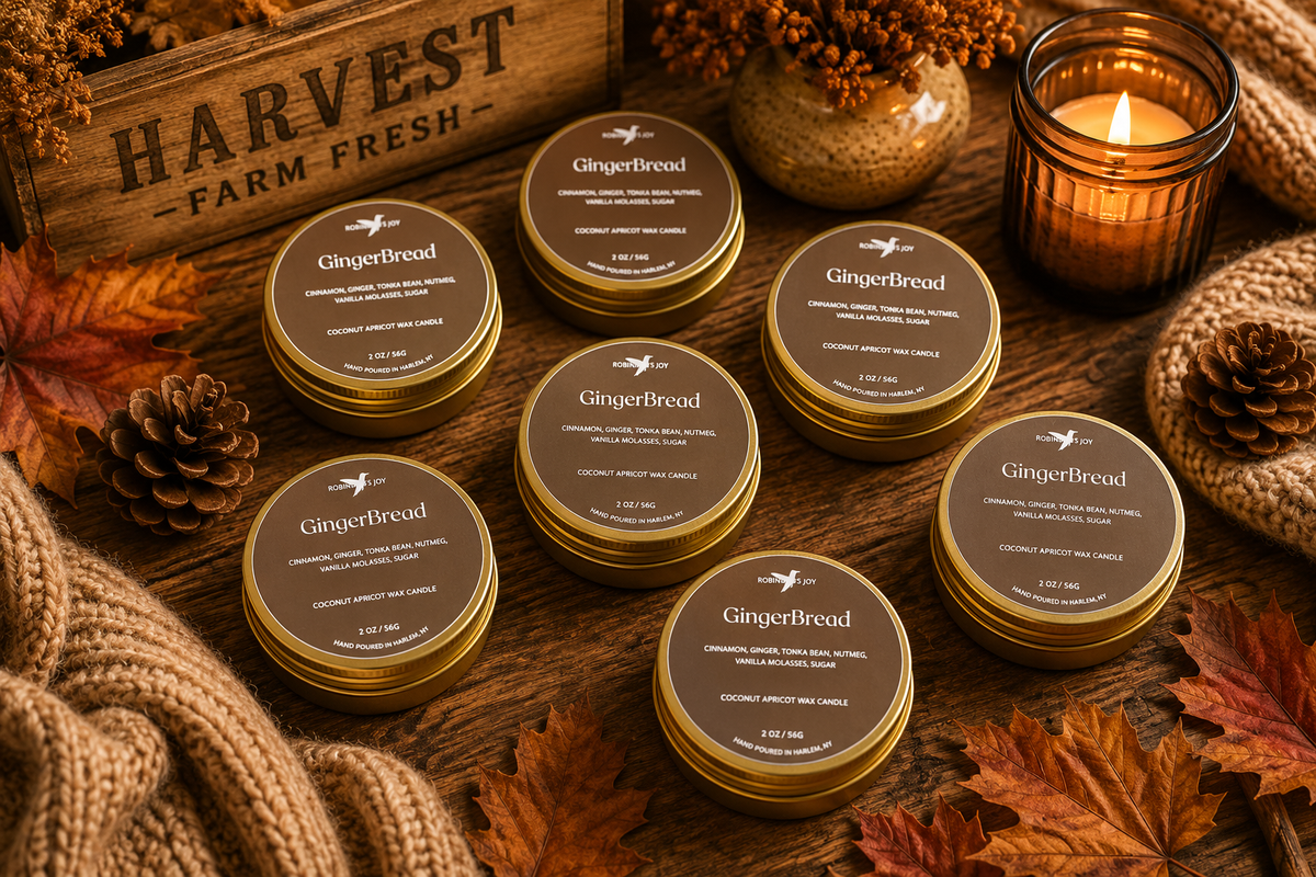 Gingerbread 2oz Travel Candle