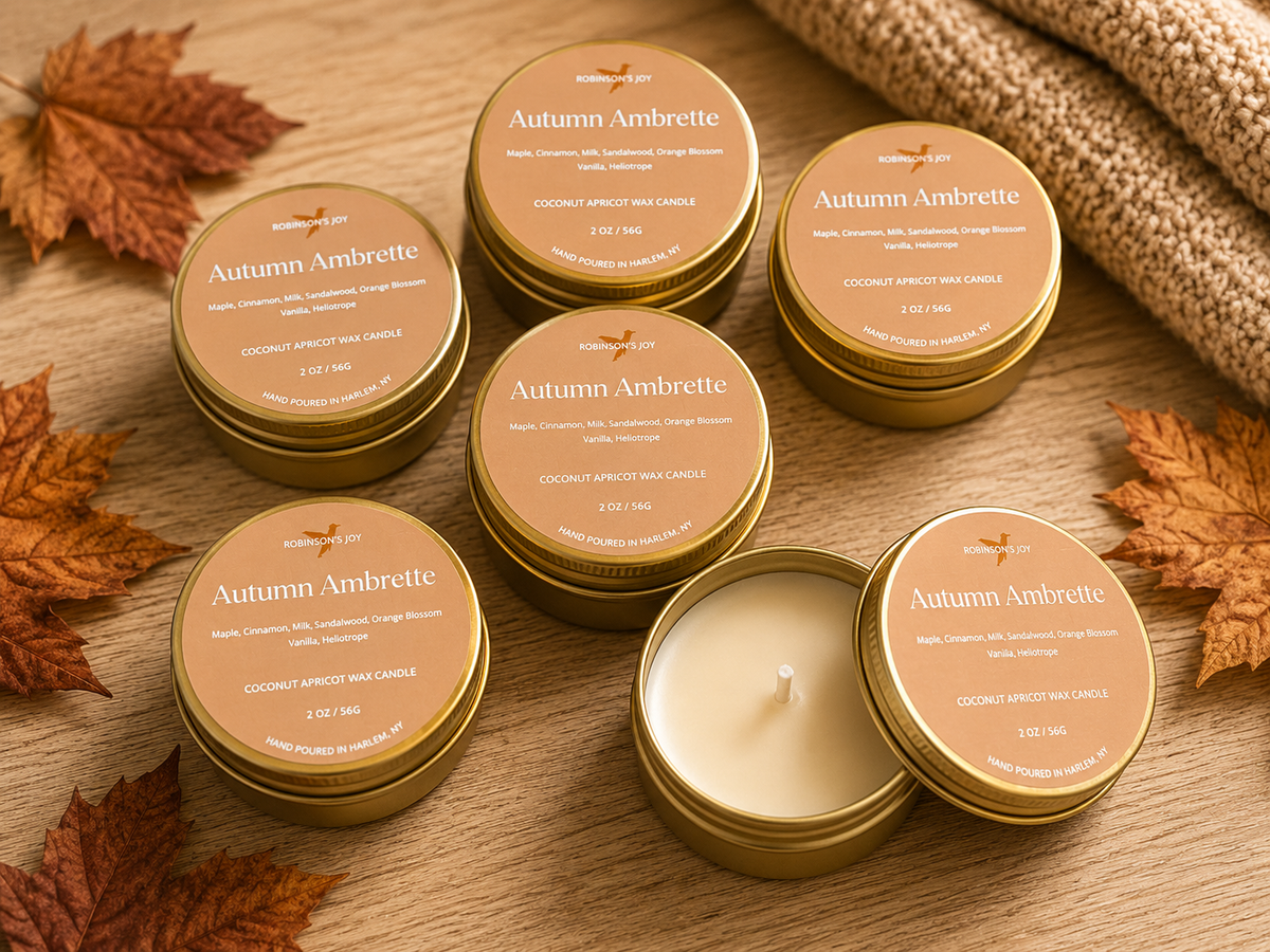 Autumn Ambrette  2oz Candle- Fall Collection