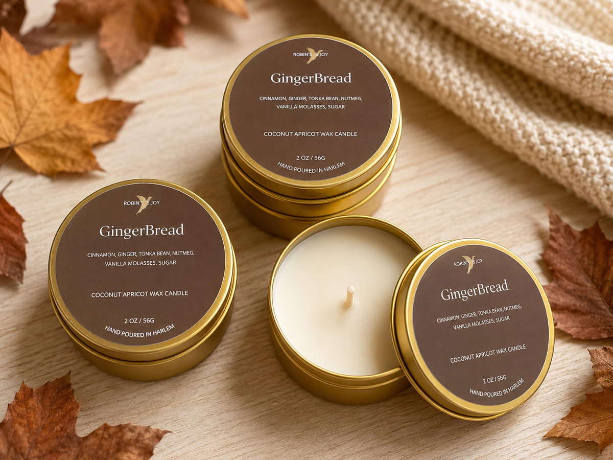 Gingerbread 2oz Travel Candle