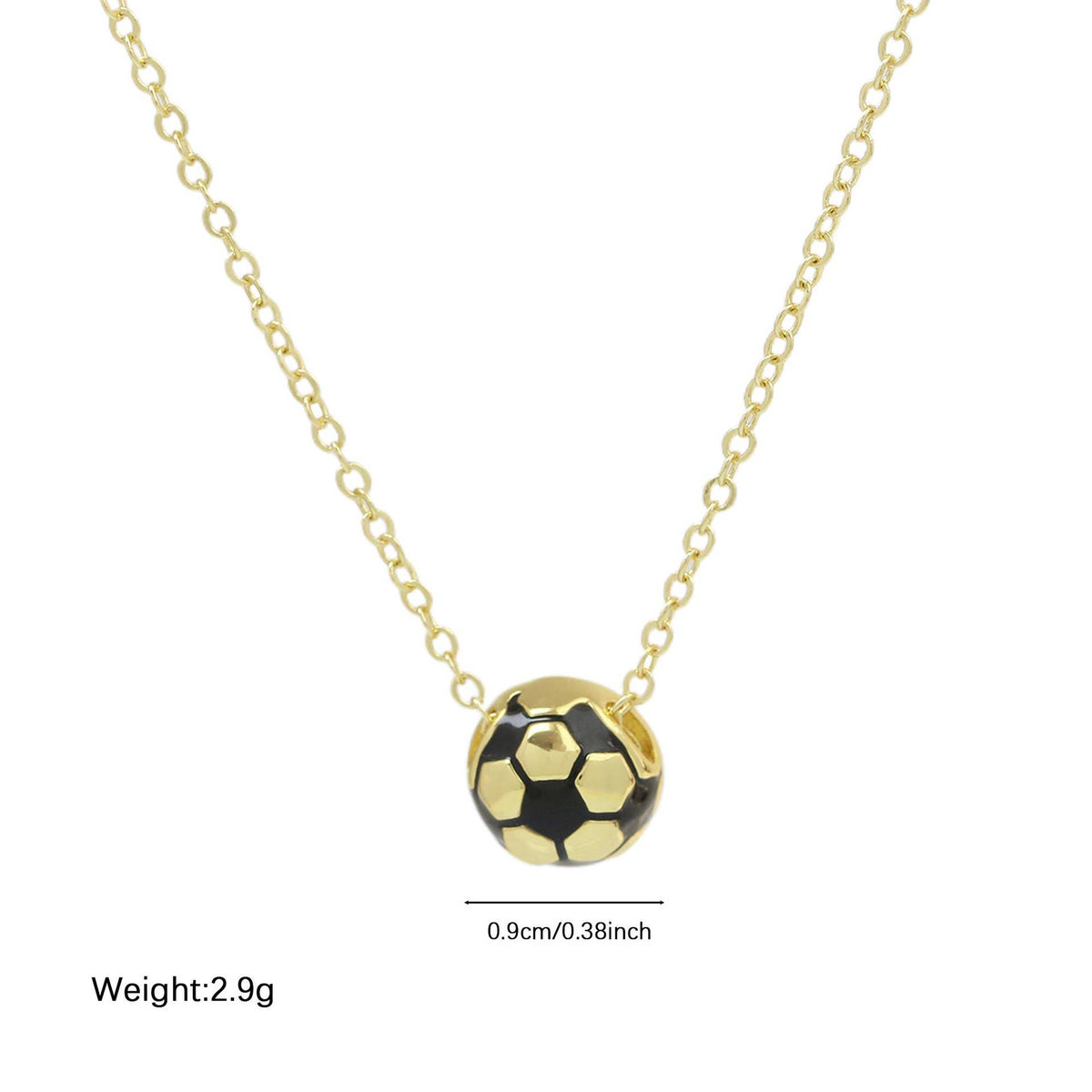 GAMEDAY CHARM STAINLESS STEEL NECKLACE