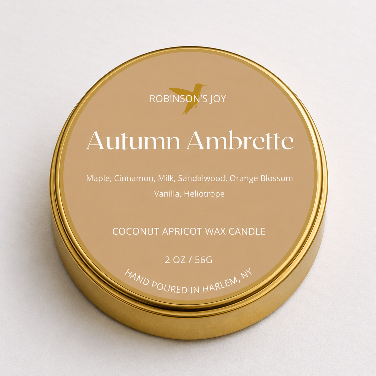 Autumn Ambrette  2oz Candle- Fall Collection