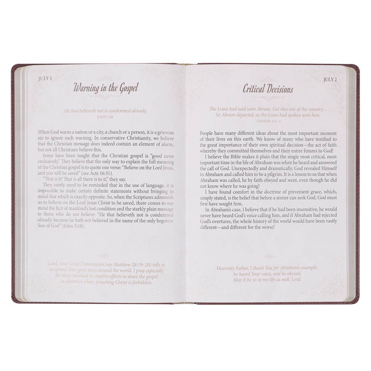 Devotional Pursuing God LP Faux leather