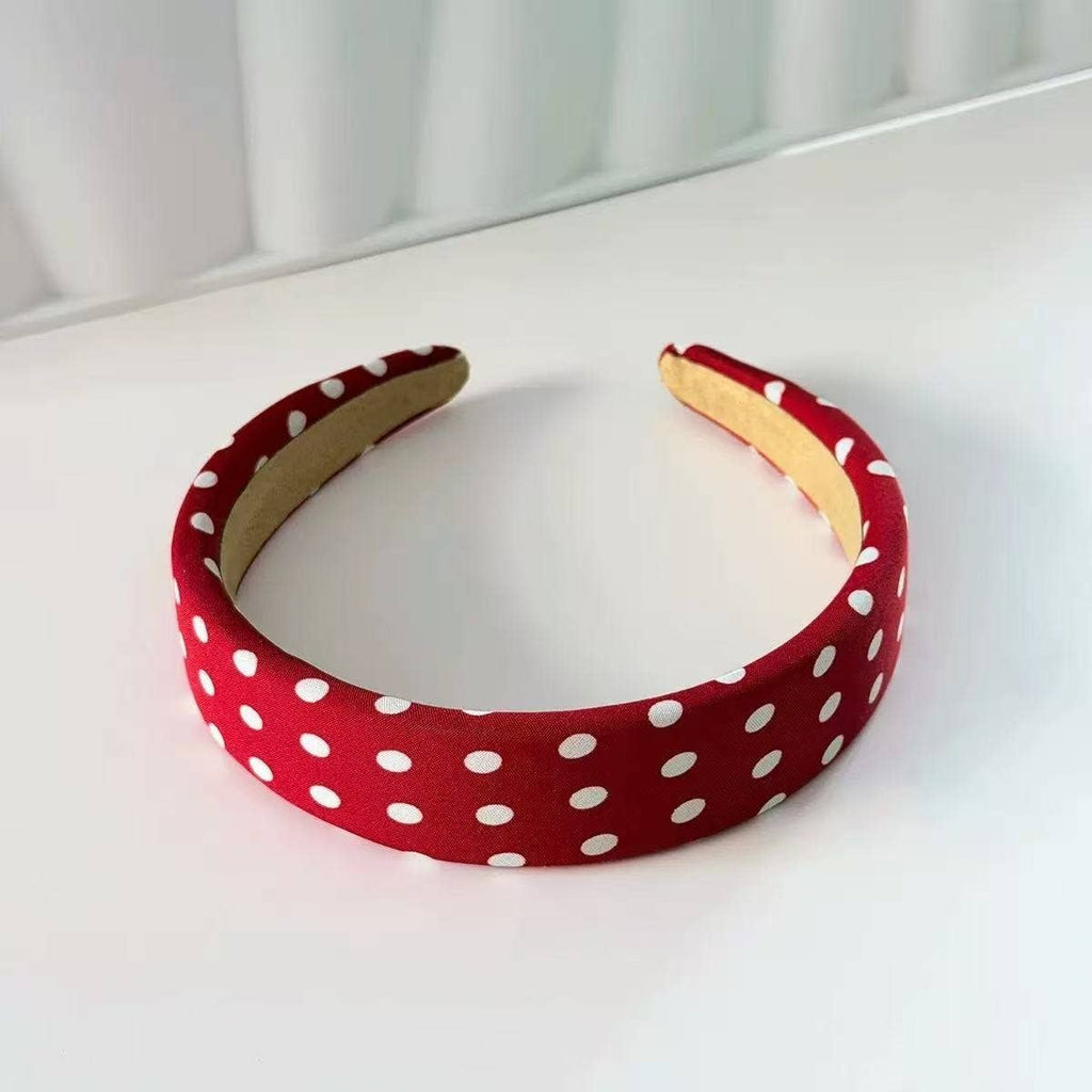 POLKA DOT PADDED HEADBAND