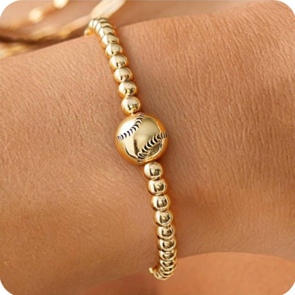 GAME DAY FOOTBALL BASEBALL BALL CHAIN BRACELET