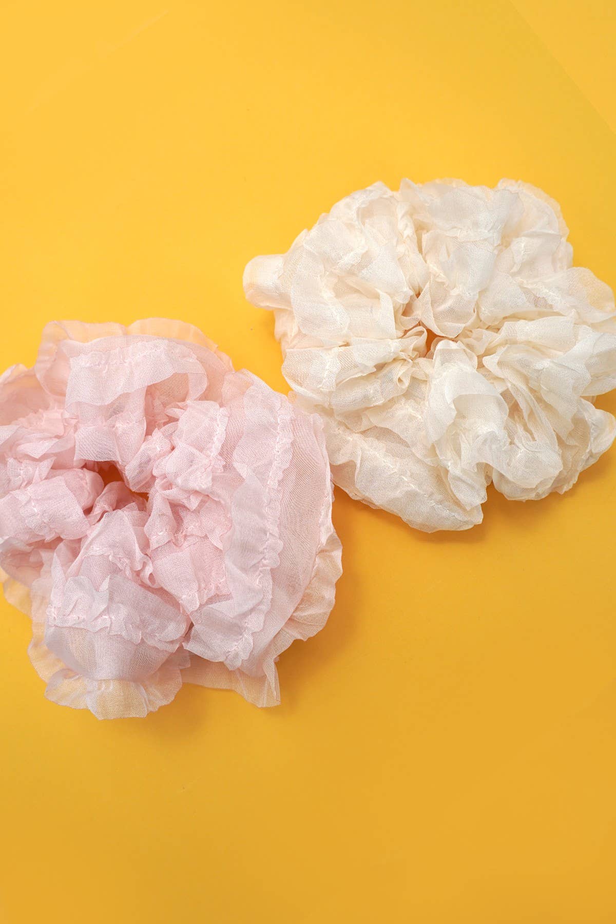 Sheer Lace Cottagecore Hair Scrunchie