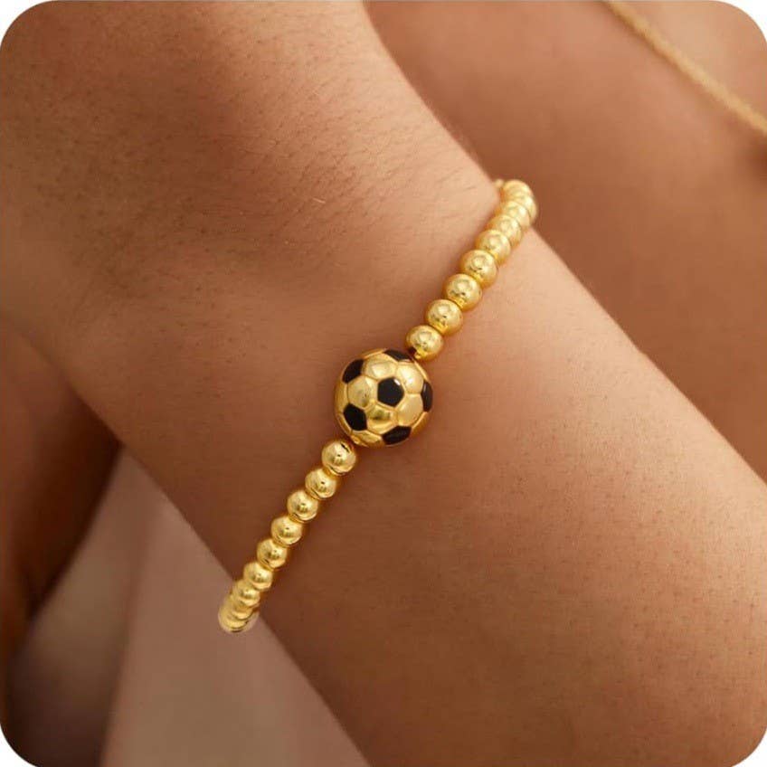 GAME DAY FOOTBALL BASEBALL BALL CHAIN BRACELET