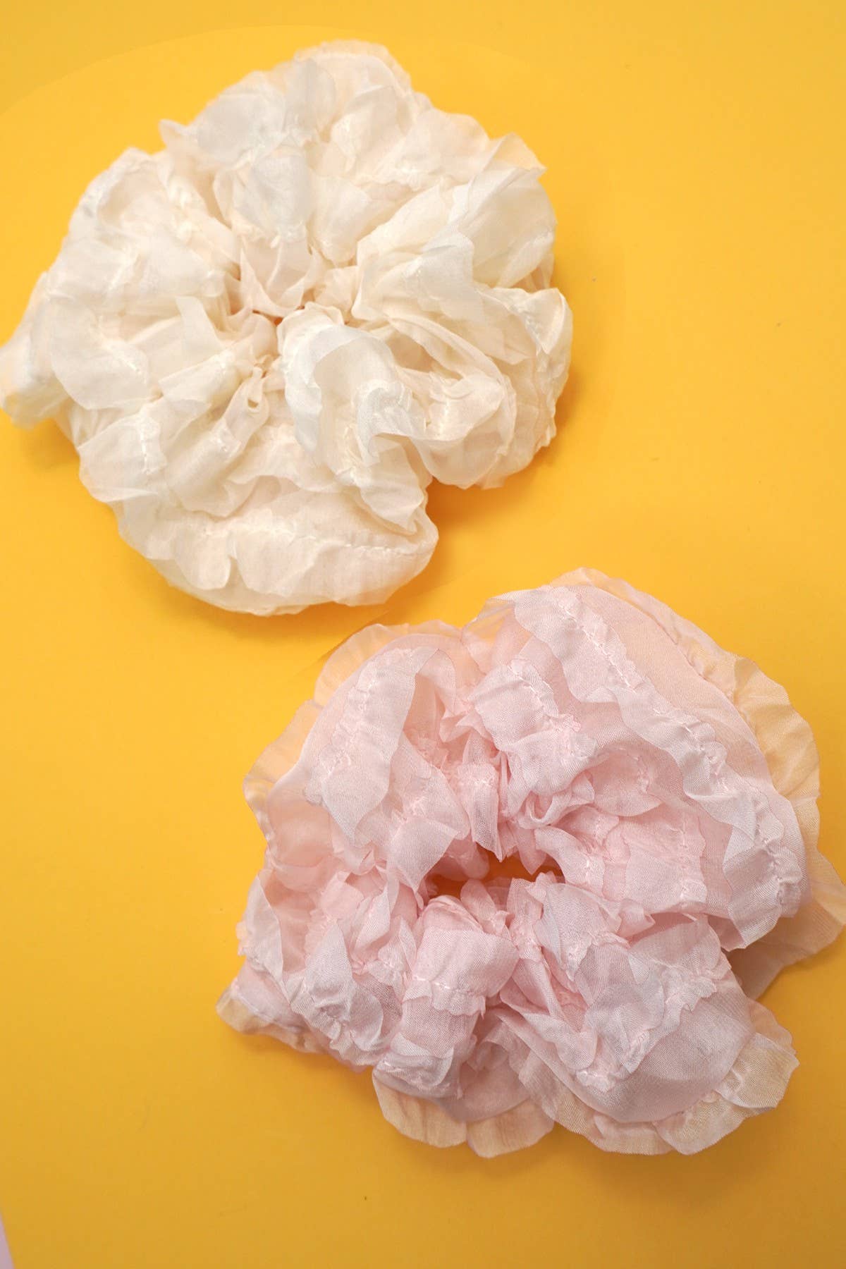 Sheer Lace Cottagecore Hair Scrunchie
