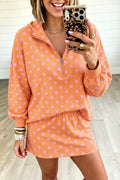 Orange & Pink Top and Skort Set